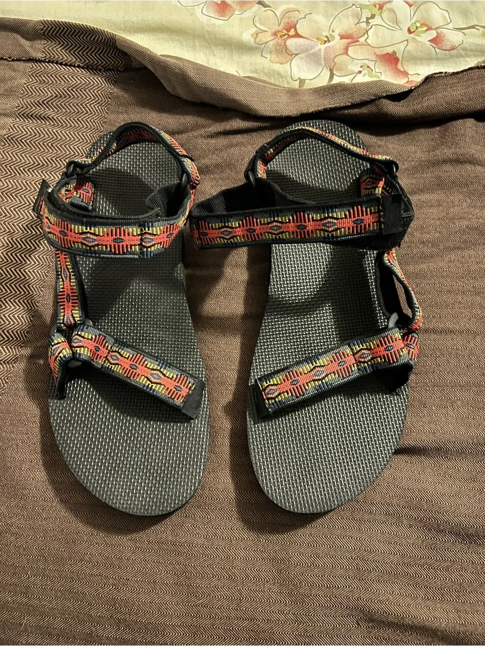 Teva Original Universal Sandals Mens Size 11 Colorful Hiking Adjustable